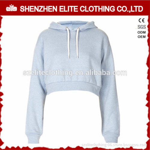 Wholesale Fashion Cheap Solid Grey Hoodies For Women